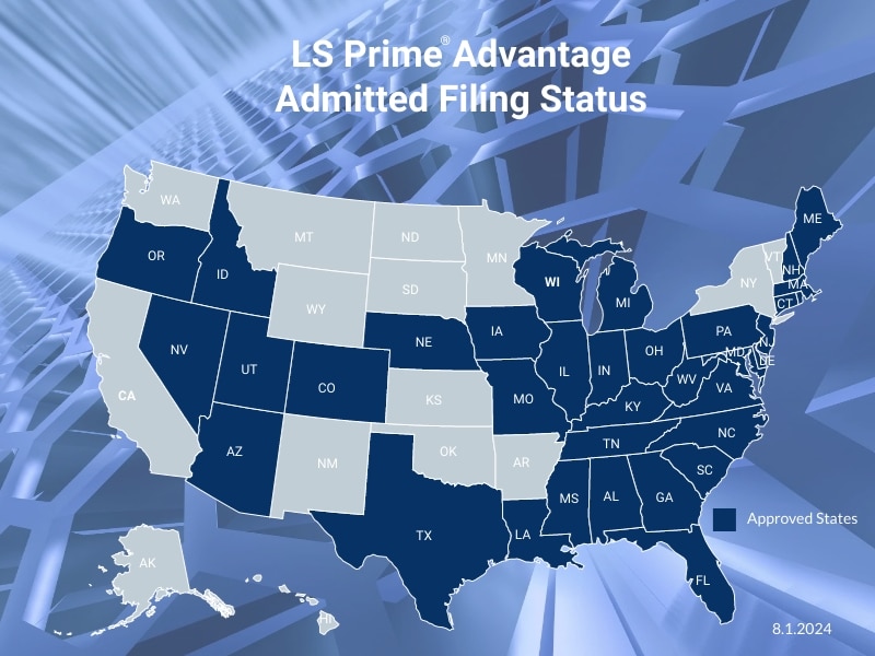 All states except the following are approved: Alaska, Arkansas, California, Hawaii, Kansas, Minnesota, Montana, New Mexico, New York, North Dakota, Oklahoma, South Dakota, Vermont, Washington State, Wyoming